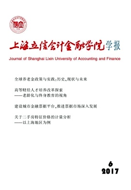 《上海金融学院学报》封面