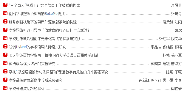 《东华大学学报(社会科学版)》最新目录