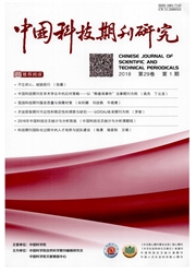 《中国科技期刊研究》封面