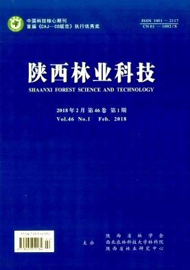 《陕西林业科技》封面