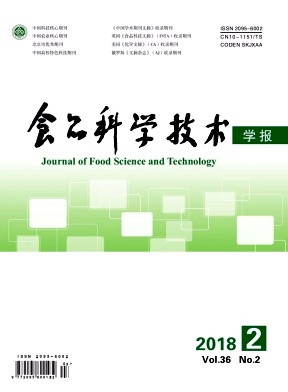 《食品科学技术学报》封面