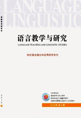 《语言教学与研究》封面