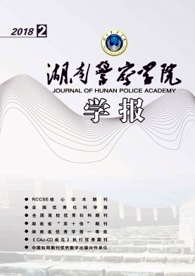 《湖南警察学院学报》封面