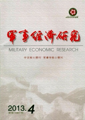 《军事经济研究》封面